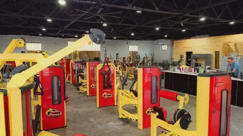 Gym equipment across the main training floor
